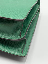 Load image into Gallery viewer, Gucci Green Leather Medium Dionysus Bamboo Top Handle Bag