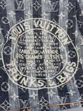 Load image into Gallery viewer, Louis Vuitton cabas denim striped tote with strap