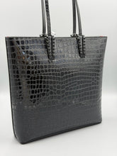 Load image into Gallery viewer, Christian Louboutin Croc-embossed Shiny Leather tote