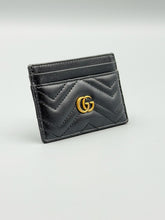 Load image into Gallery viewer, Gucci Black Marmont Half Moon crossbody on chain plus wallet