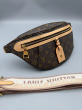 Load image into Gallery viewer, Louis Vuitton High rise bumbag with beige strap