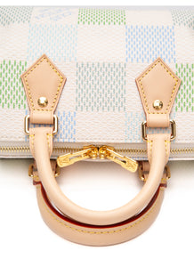 Louis Vuitton Speedy 20 Pistachio damierlicious bandouliere with strap