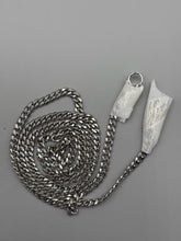 Load image into Gallery viewer, Christian Louboutin Paloma embellished grey wallet on chain