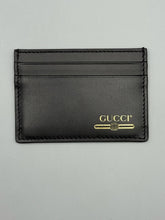 Load image into Gallery viewer, Gucci Black logo card wallet