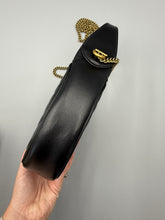 Load image into Gallery viewer, Gucci Black Marmont Half Moon crossbody on chain