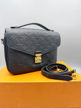 Load image into Gallery viewer, Louis Vuitton Pochette Metis Noir Monogram Empreinte with strap