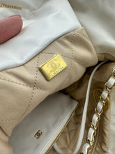 Load image into Gallery viewer, Chanel 22 White Hobo limited edition chain link with pouch