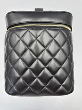 Load image into Gallery viewer, Chanel Caviar Quilted Large Vanity Pouch Black