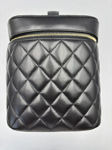 Chanel Caviar Quilted Large Vanity Pouch Black