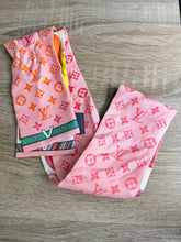 Load image into Gallery viewer, Louis Vuitton Silk Bandeau Limited Ed. Luggage tag scarf