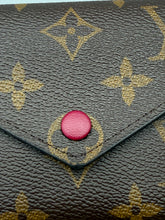 Load image into Gallery viewer, Louis Vuitton Victorine monogram wallet with pink interior