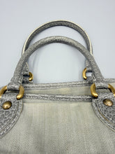 Load image into Gallery viewer, Louis Vuitton Neo Cabby Grey Denim MM bag with strap