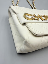 Load image into Gallery viewer, Chanel White Calfskin Enchained Flap medium on chain