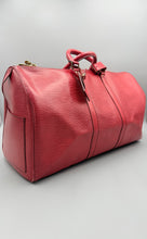 Load image into Gallery viewer, Louis Vuitton Keepall 50 red epi