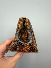 Load image into Gallery viewer, Vivienne Westwood Hazel Medium Shoulder Bag in embossed snake leather with matching wallet