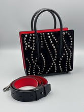 Load image into Gallery viewer, Christian Louboutin Mini Paloma Suede Embellished tote with strap