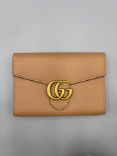 Load image into Gallery viewer, Gucci GG Marmont beige wallet on chain
