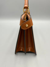Load image into Gallery viewer, Fendi Small Cognac Smooth leather Peekaboo top handle crossbody