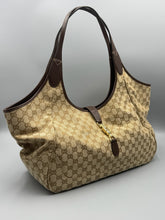 Load image into Gallery viewer, Gucci large Mercato GG print canvas tote