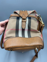 Load image into Gallery viewer, Burberry Nova Check Diaper / Carry on bag