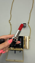 Load image into Gallery viewer, Christian Dior makeup gold clutch