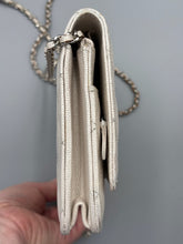 Load image into Gallery viewer, Chanel Pearly white Wallet on Chain crossbody
