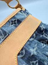 Load image into Gallery viewer, Louis Vuitton Cabas Rayes denim striped tote with strap