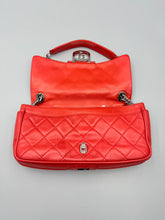 Load image into Gallery viewer, Chanel Lambskin Quilted Medium Icons Secret Label Flap Coral