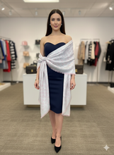 Load image into Gallery viewer, Louis Vuitton Pink silk striped scarf with box