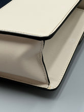 Load image into Gallery viewer, Gucci White Leather Embroidered Sylvie Shoulder Bag