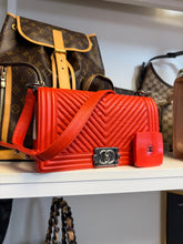 Load image into Gallery viewer, Chanel Medium Boy Bag Chevron crossbody