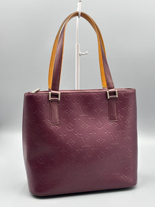 Louis Vuitton Amarante Vernis Stockton shoulder bag