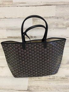 BRAND NEW Goyard St. Louis PM black tote with pouch