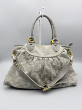 Load image into Gallery viewer, Louis Vuitton Neo Cabby Grey Denim MM bag with strap