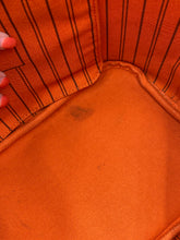 Load image into Gallery viewer, Louis Vuitton Neverfull MM monogram with tangerine with pouch