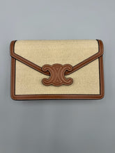 Load image into Gallery viewer, Celine Triomphe canvas wallet on chain