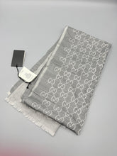 Load image into Gallery viewer, Gucci Grey GG shawl scarf - NWT