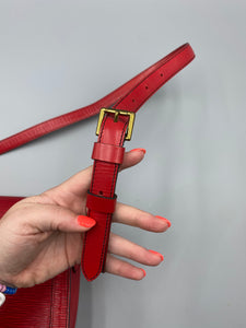 Louis Vuitton Saint Cloud GM red epi crossbody