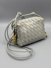 Load image into Gallery viewer, Bottega Veneta Mini Loop Knot pale green /grey crossbody