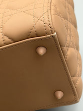 Load image into Gallery viewer, Christian Dior Ultra Matte Monochrome Cannage Medium Lady Dior tote with strap