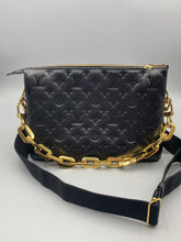 Load image into Gallery viewer, Louis Vuitton Coussin MM black monogram with straps