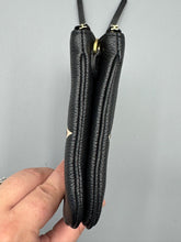 Load image into Gallery viewer, Louis Vuitton double Pochette Black bicolore with strap