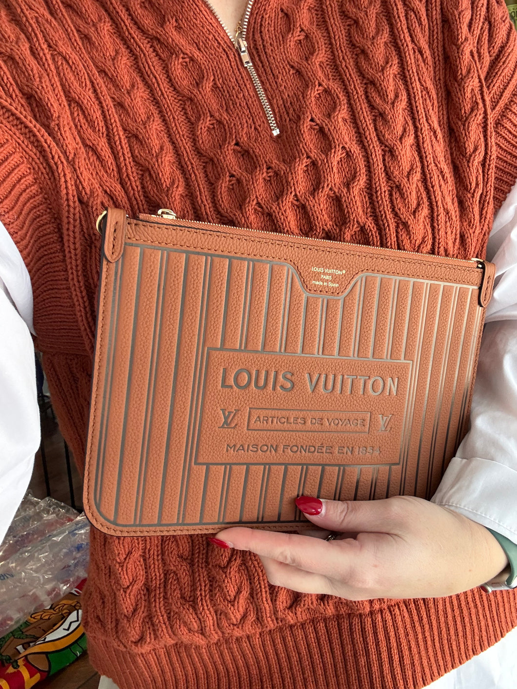 Louis Vuitton Inside Out Pochette Brown