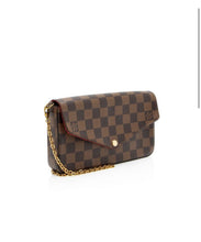 Load image into Gallery viewer, Louis Vuitton Felicie ebene crossbody