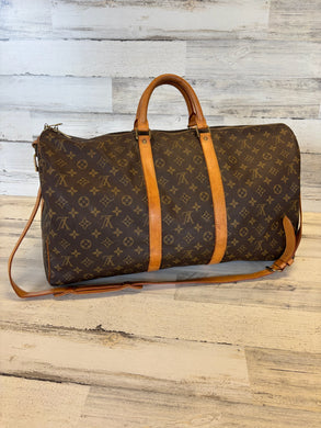 Louis Vuitton Keepall 55 Bandouliere bag with non braned strap