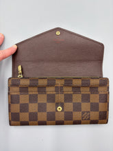 Load image into Gallery viewer, Louis Vuitton NM Sarah 16 card wallet ebene