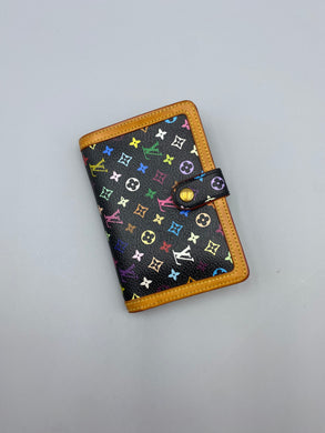 Louis Vuitton Murakami wallet black kisslock