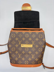 Reverse monogram Louis Vuitton dauphine backpack
