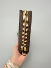 Load image into Gallery viewer, Louis Vuitton Clemence ebene wallet with rose ballerine
