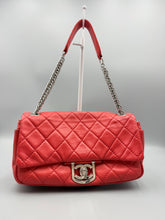 Load image into Gallery viewer, Chanel Lambskin Quilted Medium Icons Secret Label Flap Coral